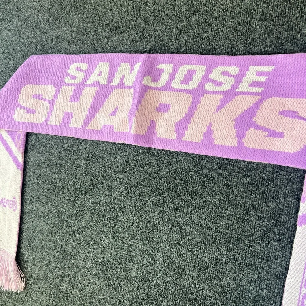 Idegy San Jose Sharks NHL Ice Hockey Fights Cancer Scarf Womens 60